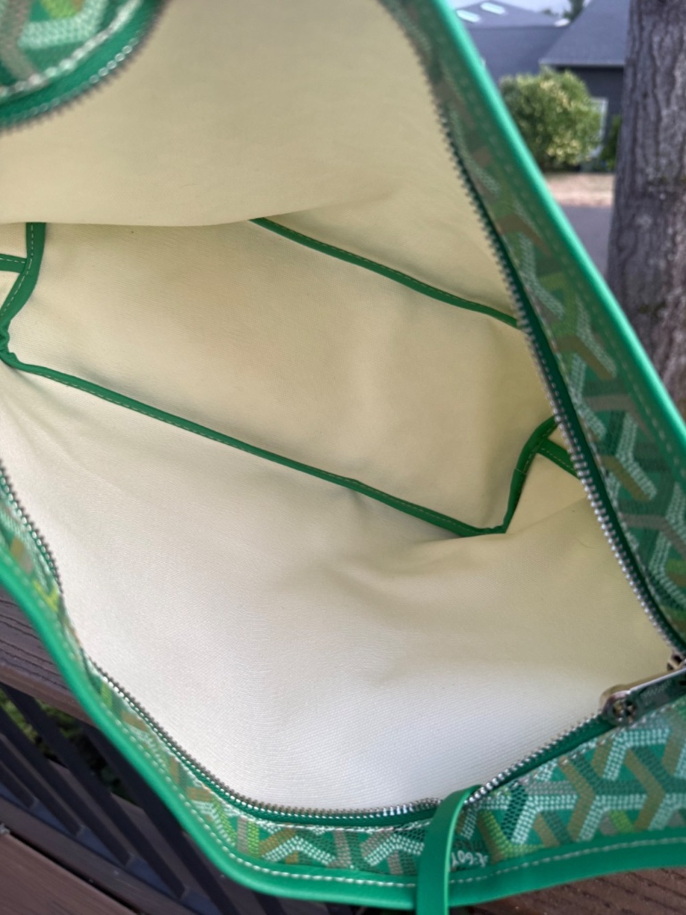 Goyard Meadow Green Boheme PM Hobo Bag - Read Description - Picture 11 of 13